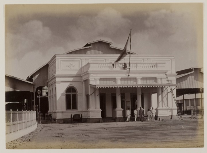 Stasiun Tugu tahun 1890-an (dok. website Dinas Kebudayaan Jogja)