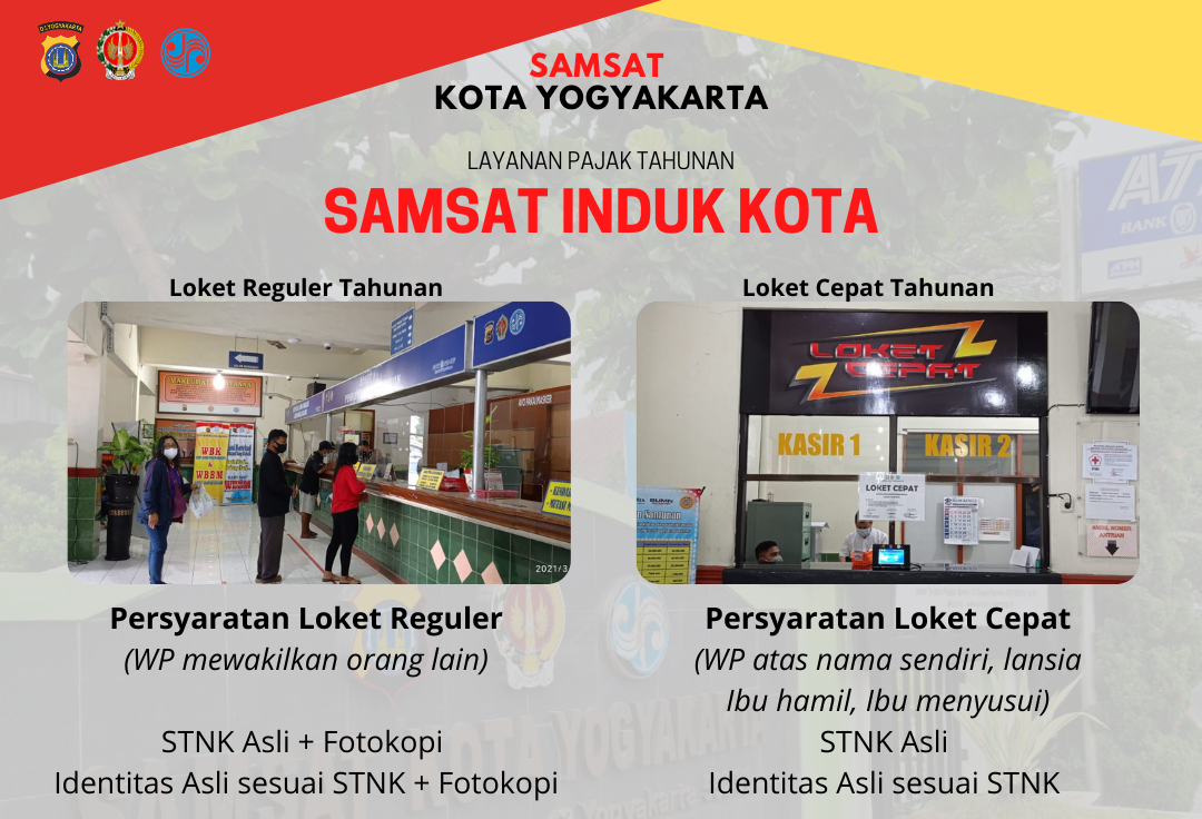 Ilustrasi layanan Samsat. (dok. website Pemda DIY)