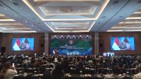 The Yudhoyono Institute (TYI) menggelar forum TYI Lecture Series bertema 'Green Growth: Sustainable Growth with Equality' di Hotel Marriot, Sleman, DIY, Senin (12/5/2025).